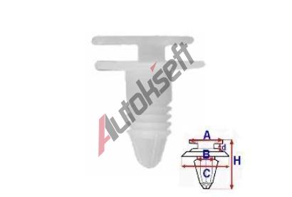 ROMIX Příchytka čalounění - 10 ks RO 11253, 11253 ROMIX Příchytka čalounění - 10 ks RO 11253, 11253