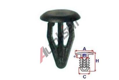 ROMIX Pchytka alounn vka kufru - 10 ks RO 11450, 11450