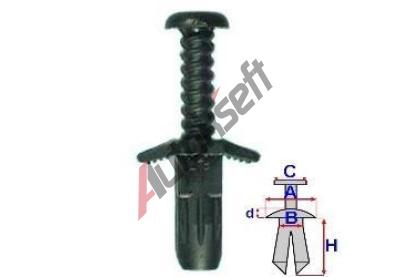 ROMIX P��chytka plastov�ho nadkol� - 10 ks RO 12230, 12230