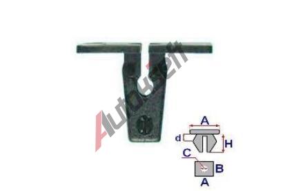 ROMIX Rozpnac matice pro plastov prahy - 10 ks RO 15509, 15509