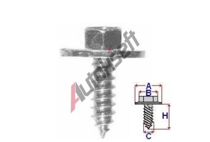 ROMIX Samo�ezn� �roub univerz�ln� - 10 ks RO 45099, 45099