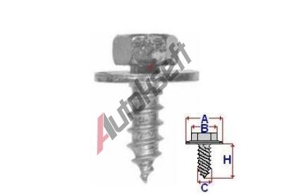 ROMIX Samoezn roub s podlokou univerzln - 10 ks RO 45168, 45168