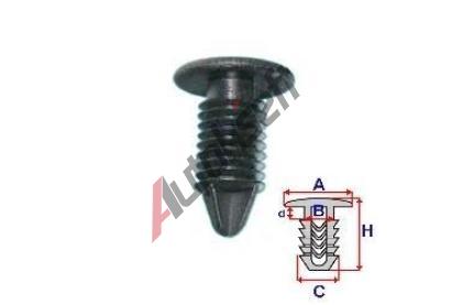 ROMIX Pchytka plastovch st v kufru - 10 ks RO 50150Z, 50150Z