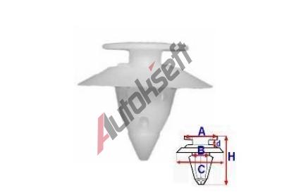 ROMIX Pchytka nraznku - 10 ks RO 55127Z, 55127Z