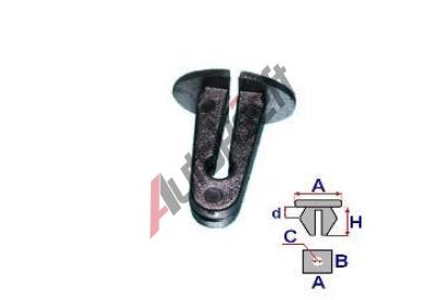ROMIX Rozpnac matice pro plastov prahy - 10 ks RO 57121Z, 57121Z