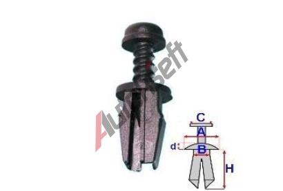 ROMIX Pchytka zadnho vka - 10 ks RO 59111T, 59111T