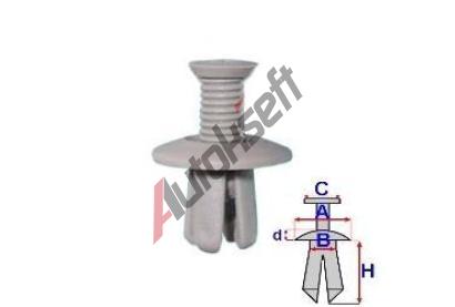 ROMIX Pchytka alounn - 10 ks RO 60001S, 60001S
