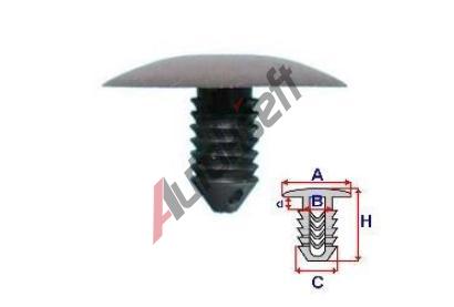 ROMIX Pchytka do motorovho prostoru - 10 ks RO 604029, 604029