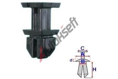 ROMIX Pchytka alounn - 10 ks RO 604201, 604201
