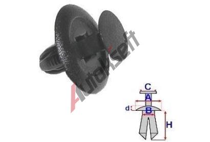 ROMIX Pchytka alounn - 10 ks RO 80103, 80103