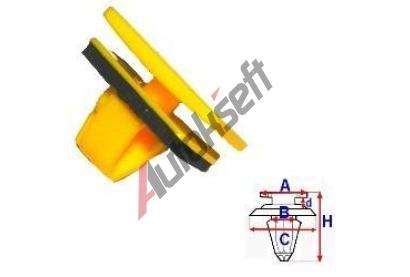 ROMIX Pchytka pro bon lity a plastov prah - 10 ks RO 80106, 80106