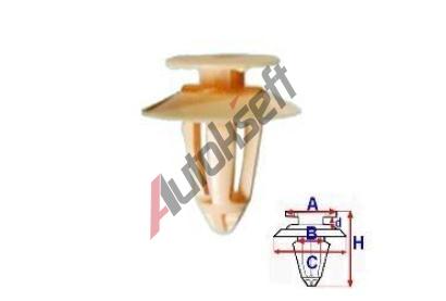 ROMIX Pchytka alounn - 25 ks RO A14424, A14424