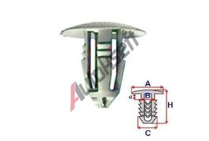 ROMIX Pchytka alounn - 25 ks RO A14545, A14545