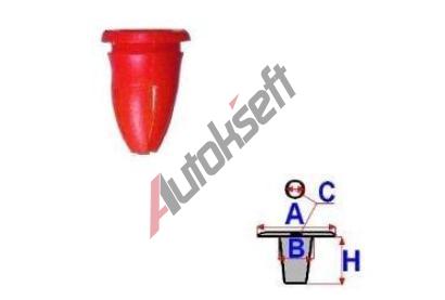 ROMIX Pchytka pro bon lity a plastov prh - 25 ks RO A15021, A15021