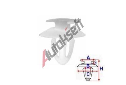 ROMIX Pchytka alounn - 10 ks RO A15054, A15054