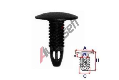 ROMIX Pchytka alounn - 10 ks RO A175047C, A175047C