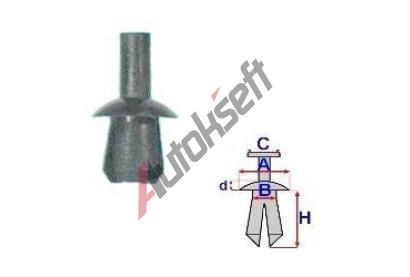 ROMIX Pchytka nraznku - 25 ks RO A175069, A175069