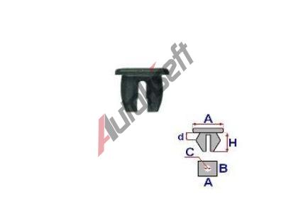 ROMIX Rozpnac matice univerzln - 25 ks RO A53853, A53853