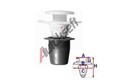 ROMIX Pchytka pro spoilery - 10 ks RO A81056, A81056