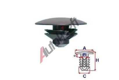 ROMIX Příchytka čalounění - 10 ks RO A82005, A82005 ROMIX Příchytka čalounění - 10 ks RO A82005, A82005