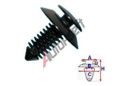 ROMIX Pchytka alounn - 10 ks RO B12565, B12565