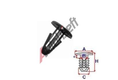 ROMIX Pchytka tsnn dve a kapoty - 10 ks RO B22095, B22095