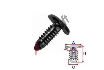 ROMIX Pchytka do interiru - 10 ks RO B22153, B22153