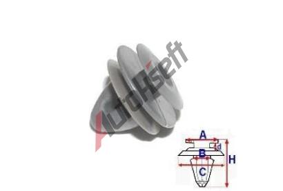 ROMIX Pchytka alounn - 10 ks RO B23163, B23163