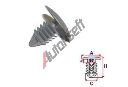ROMIX Pchytka alounn - 10 ks RO B25414, B25414