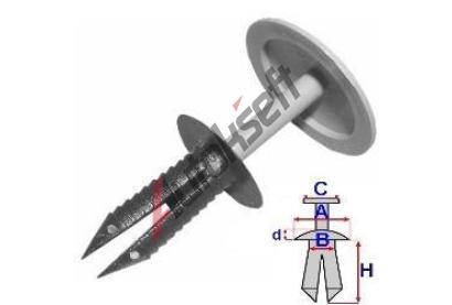 ROMIX Pchytka do interiru [00-] - 10 ks RO C10101, C10101