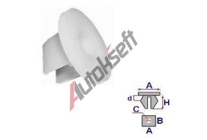 ROMIX Rozpnac matice pro plastov nadkol - 10 ks RO C10102, C10102
