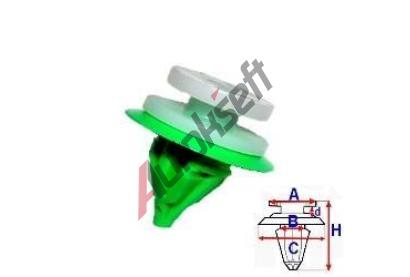 ROMIX Pchytka alounn - 10 ks RO C30142, C30142
