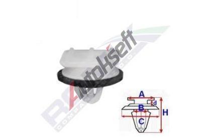 ROMIX Sada příchytek - 5ks RO C60756, C60756 ROMIX Sada příchytek - 5ks RO C60756, C60756