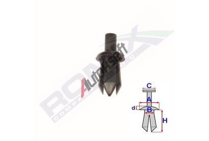 ROMIX Sada p��chytek - 10ks RO C70434, C70434