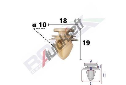 ROMIX Sada univerzlnch pchytek - 5 ks RO C70852, C70852