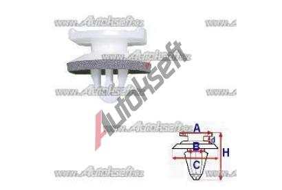 ROMIX Sada příchytek RO C60352, C60352 ROMIX Sada příchytek RO C60352, C60352