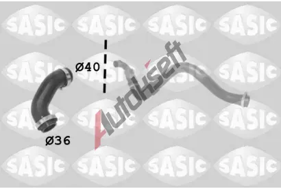 SASIC Hadice plnicího vzduchu SAS 3334056, 3334056 SASIC Hadice plnicího vzduchu SAS 3334056, 3334056