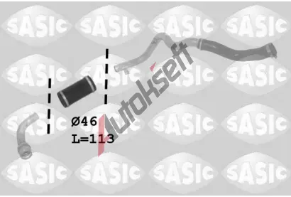 SASIC Hadice plnicího vzduchu SAS 3334062, 3334062  SASIC Hadice plnicího vzduchu SAS 3334062, 3334062