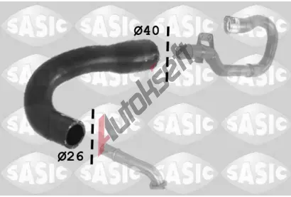 SASIC Hadice plnicího vzduchu SAS 3336158, 3336158 SASIC Hadice plnicího vzduchu SAS 3336158, 3336158