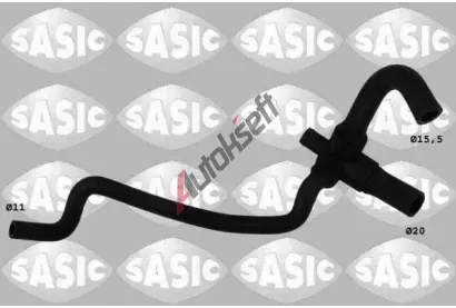 SASIC Hadice chladiče SAS 3404020, 3404020 SASIC Hadice chladiče SAS 3404020, 3404020