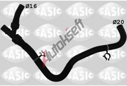 SASIC Hadice chladiče SAS 3404082, 3404082  SASIC Hadice chladiče SAS 3404082, 3404082