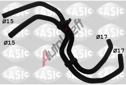 SASIC Hadice chladiče SAS 3404091, 3404091  SASIC Hadice chladiče SAS 3404091, 3404091
