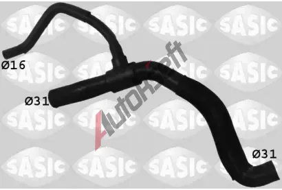 SASIC Hadice chladiče SAS 3404106, 3404106  SASIC Hadice chladiče SAS 3404106, 3404106