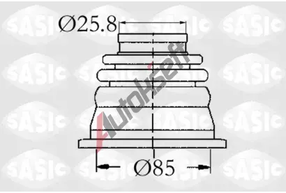 SASIC Sada manety hnacho hdele SAS 4003408, 4003408