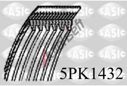 SASIC Ozuben klnov emen SAS 5PK1432, 5PK1432