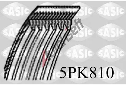 SASIC Ozuben klnov emen SAS 5PK810, 5PK810