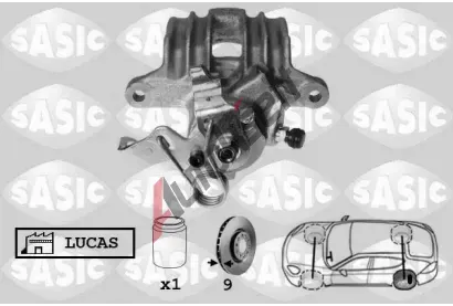 SASIC Brzdov tmen SAS 6506010, 6506010