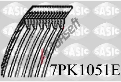 SASIC Ozuben klnov emen SAS 7PK1051E, 7PK1051E
