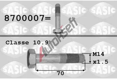 SASIC roub emenice SAS 8700007, 8700007