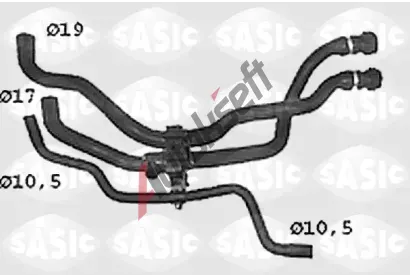 SASIC Hadice chladiče SAS SWH4308, SWH4308 SASIC Hadice chladiče SAS SWH4308, SWH4308